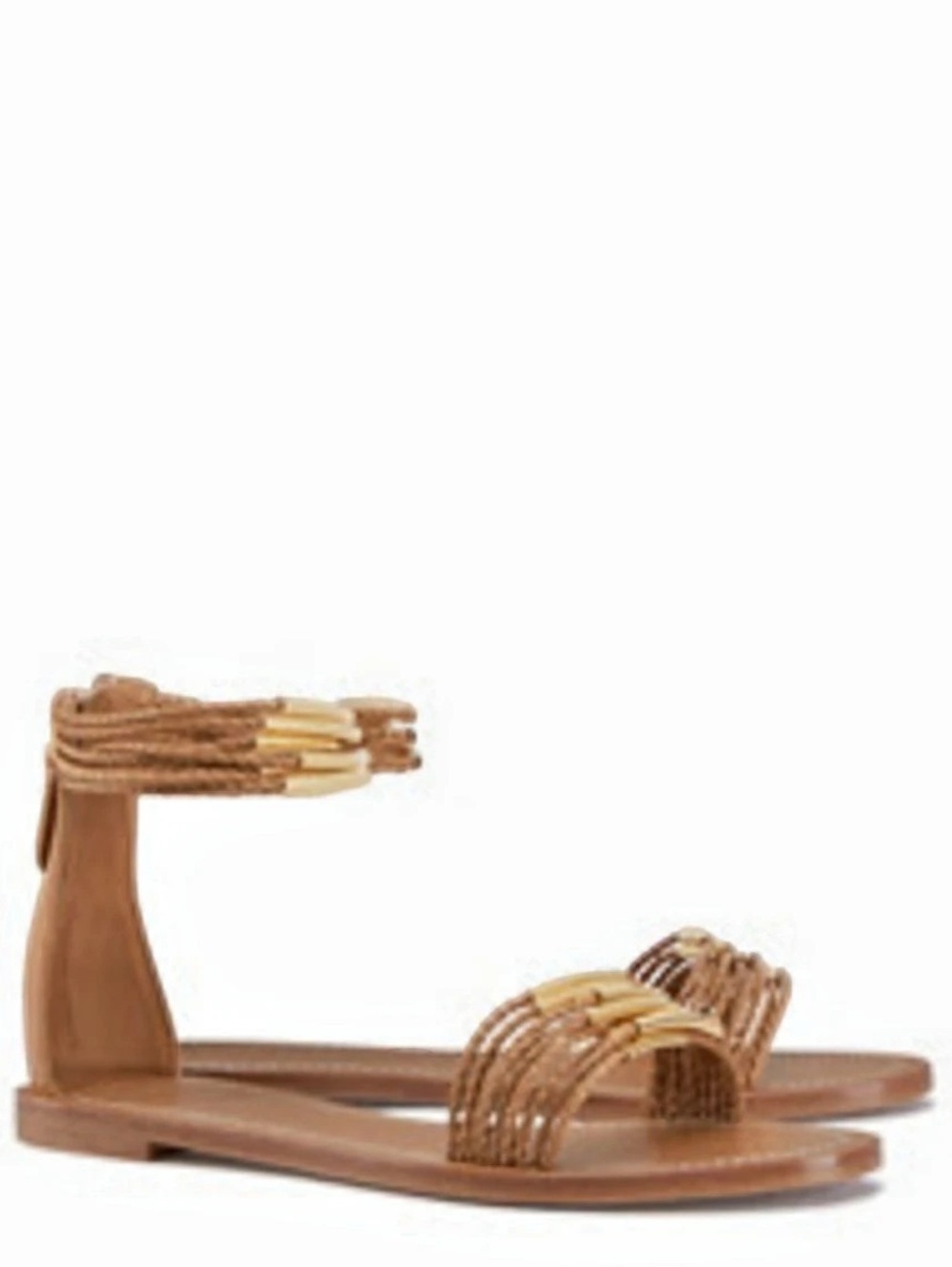 Tory Burch MIGNON BRAIDED FLAT SANDAL - Size 6